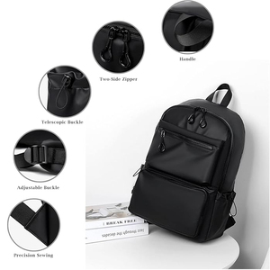 Mochila Personalizada para Portátiles de Gran Capacidad, Mochila de Viaje Impermeable con Múltiples Bolsillos, Bolsa Escolar Universitaria con Logotipo Personalizado - Product Image 4