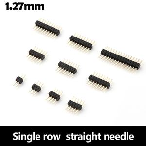 Connecteur de broches à pas de 1,27 mm, simple rangée, double rangée, courbé verticalement, 2x15 broches - Product Image 3