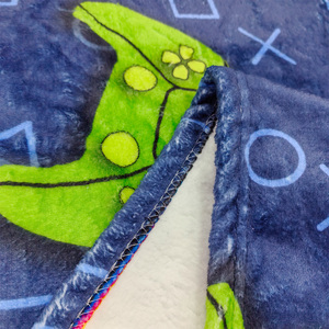 Cá Nhân Chăn Đa-Màu Sắc Thiết Kế Kỹ Thuật Số In Lông Cừu Chăn Cá Nhân <span class=keywords><strong>Flannel</strong></span> Chăn - Product Image 6