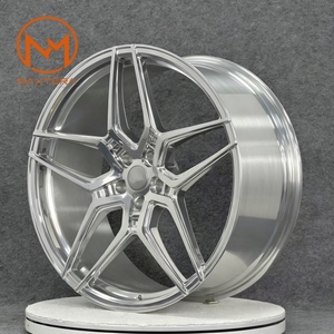 Maxtera ล้อรถโดยสารสไตล์<span class=keywords><strong>5</strong></span>ก้านสีเงินขัดเงาออกแบบได้ตามต้องการสำหรับ BMW F90 M550i 3 4 6 7ซีรีส์ X3ขอบล้อ X6 X5 X4 - Product Image 3