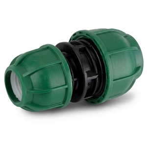 ข้อต่อลดแรงดันแบบอัด รุ่น SAP10025020 สำหรับท่อ PE/HDPE วัสดุ PP บริสุทธิ์ ขนาด 50*20 มม. ยี่ห้อ SAP Ring Design สำหรับการชลประทานทางการเกษตร - Product Image 1