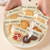 Sacs d'emballage autocollants pour pâtisseries, idéaux pour les biscuits croquants aux flocons de neige, les nougats et les friandises artisanales