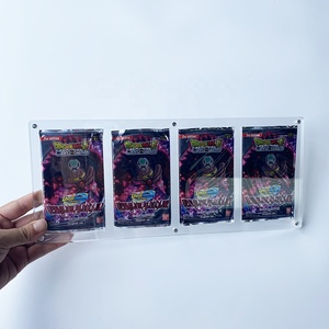 Acrilico trasparente 4 Slot collection TCG <span class=keywords><strong>nba</strong></span> pokemon baseball sport espositore per carte collezionabili - Product Image 3