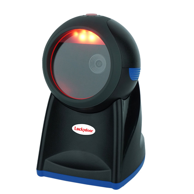 High Performance 1D 2D Omnidirectional USB Desktop Barcode Scanner-in Stock