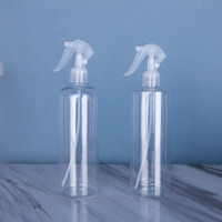 Bouteille pulvérisateur à gâchette en plastique PET transparente, économique, 100 ml, 200 ml, 500 ml