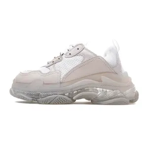 Chaussures décontractées de luxe de haute qualité QD pour hommes et femmes, baskets plateforme, baskets de sport, chaussures de sport avec doublure en cuir véritable - Product Image 4