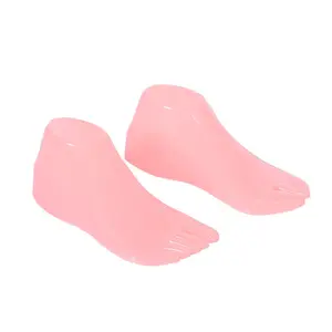 Wholesale cheap plastic hollow shoe inner support female foot mannequin for socks