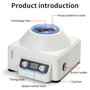 Nueva llegada Centrífuga <span class=keywords><strong>digital</strong></span> Laboratorio 10ml * 6 Tubo Médico Industrial Centrífuga de baja velocidad Laboratorio Centrífuga de sobremesa Mecánica - Product Image 5