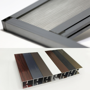 Nhôm Polyester xếp li màn hình 100% cửa chất lượng cao phổ biến bán buôn xếp li côn trùng màn hình lưới - Product Image 3