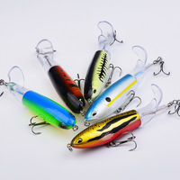 Leurre de pêche flottant WildTrek 13.5g-32.5g avec hélice, leurre dur bruyant Whopper Plopper pour la pêche au bar, au brochet, au saumon en eau douce