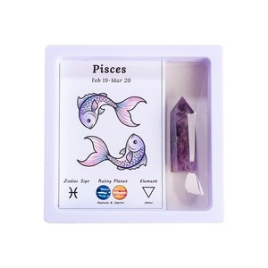 Torres de Cristal de los 12 Signos del Zodíaco, Juego de Cristales con Caja de Cartón, Astrología, Piedras Preciosas Naturales, Sanación con Gemas, Energía para Yoga - Product Image 5