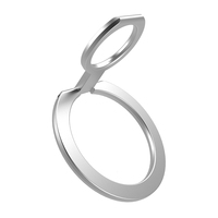Anneau magnétique personnalisé à 360 degrés Support de téléphone portable et flexible avec poignée amovible Accessoire mobile universel