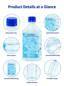Solución Salina Estéril <span class=keywords><strong>de</strong></span> 500ml/1L en Venta, 0.9%/2.3% con Estándar MDR - Product Image 2