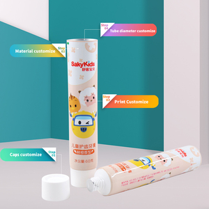 مخصص 30 في أنبوب معجون أسنان فارغ قابل للتحلل الحيوي قابل لإعادة الملء عبوة مغلفة ABL مع غطاء لولبي - Product Image 2