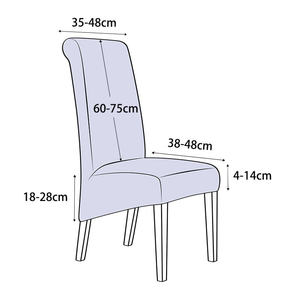 <span class=keywords><strong>Housse</strong></span> <span class=keywords><strong>de</strong></span> <span class=keywords><strong>chaise</strong></span> <span class=keywords><strong>extensible</strong></span> extra large IDOTEX en spandex/polyester/nylon jacquard, imperméable, <span class=keywords><strong>taille</strong></span> XL, pour chaises - Product Image 2