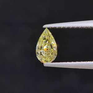 天然梨カット1ct DカラーVS2 IGI認定ルーズダイヤモンドレーザー掘削強化認証 - Product Image 1