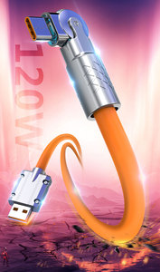 Cáp Sạc Nhanh Dữ Liệu <span class=keywords><strong>Android</strong></span> Cho Huawei Samsung Màn Hình LED USB A Male To Type C Chất Lượng Cao - Product Image 5