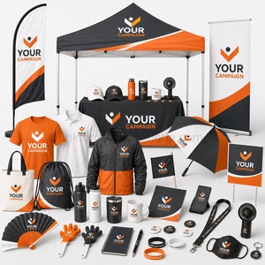 Set de Regalo Personalizado para Campañas Electorales: Carpa, Banner Enrollable, Bandera de Pluma, Camiseta, Gorra, Bolsa, Botella para Eventos y Artículos Promocionales - Product Image 6