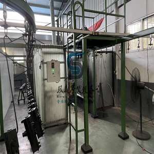 Beschichtungsanlage für Metall Lackier- & Flüssigspritzanlage Wasservorhang-Spritzkabine Trockenspritzkabine - Product Image 3