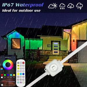 Fascio colorato luce di natale decorazione esterna essenziale apparecchi di illuminazione decorativa IP67 impermeabile