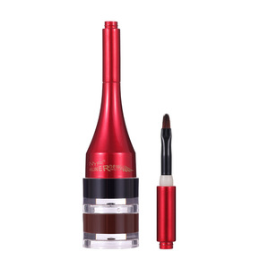 Custom Logo Eyeliner penna con 2 in 1 spazzola per le donne uomini di sesso maschile migliorare il sopracciglio barba riempitivo matita per il viso capelli tinture per capelli - Product Image 6