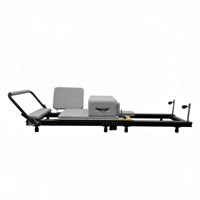 Máquina de Entrenamiento de Core para Mujeres, Plegable, Ajustable, Profesional, de Aluminio Negro, Puede Usarse en Posición Vertical