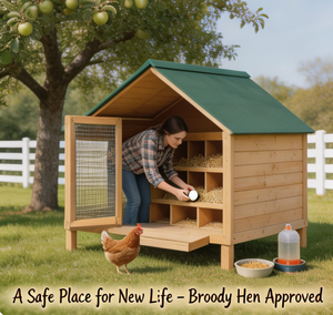 <span class=keywords><strong>Poulailler</strong></span> et niche pour animaux de compagnie en bois massif, écologique et durable, pour poules pondeuses, petite cage à volailles avec espace de nidification et plateau extractible - Product Image 1