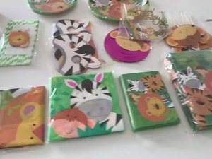 <span class=keywords><strong>Vaisselle</strong></span> <span class=keywords><strong>jetable</strong></span> Animal de la <span class=keywords><strong>jungle</strong></span> pour les fêtes d'anniversaire des enfants comprend des assiettes serviettes en tissu Graduation Noël Pâques - Product Image 3
