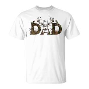 Camiseta de Camuflaje para Caza de Ciervos, Ropa de Exterior para Hombre, Blanca, Talla Grande - Product Image 1