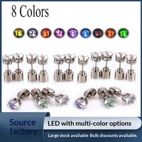 Produit transfrontalier très vendu : Clou lumineux LED K coloré fait main en alliage et résine pour festivals de musique électronique, boîtes de nuit, bars, soirées et chant
