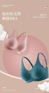 Nouveau design Soutien-gorge creux amovible pour femmes Yoga Soutien-gorge sans fil pour dormir découpé au laser Soutien-gorge sans couture pour femmes - Product Image 3