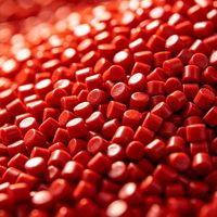 Bagian Plastik Rak Data Kabinet Server Anti Statis Merah Masterbatch