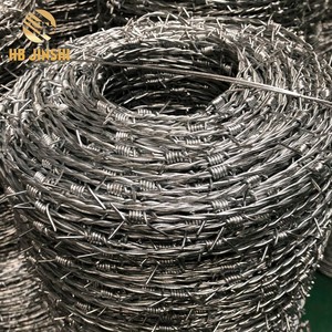 HB JINSHI Fábrica 12X14 Calibre 10Kg/bobina <span class=keywords><strong>Alambre</strong></span> de púas <span class=keywords><strong>galvanizado</strong></span> - Product Image 4