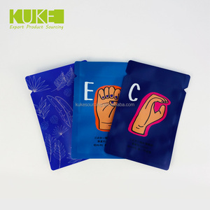Sacs de pochette biodégradables personnalisés ligne de déchirure facile avec fermeture à glissière écologique emballage en plastique zip-lock sac à 3 joints latéraux - Product Image 6