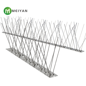 Pointes <span class=keywords><strong>anti</strong></span>-oiseaux en gros Panneau solaire <span class=keywords><strong>anti</strong></span>-<span class=keywords><strong>pigeon</strong></span> Pointes <span class=keywords><strong>anti</strong></span>-oiseaux en acier inoxydable 25cm 33cm 50cm 1m de long pour les pigeons - Product Image 1