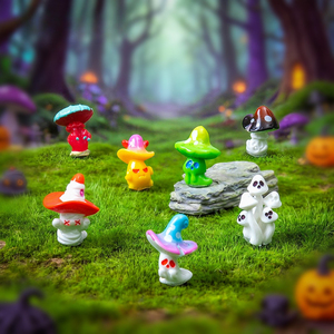 Lindas Mini Figuras de Hongos de Halloween, Adornos Espeluznantes para Micropaisajes - Product Image 3