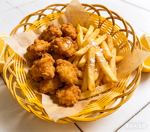Panier en plastique PP de qualité alimentaire, durable, moderne, empilable, écologique, flexible, pour restaurants, fêtes, pubs, service de poulet frit et de snacks - Product Image 2