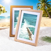 Cadre photo mural minimaliste en MDF pour affiches A3, A4, 8K – Idéal pour l'affichage d'aquarelles et de croquis, certificats et diplômes