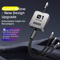 Nouveau câble de données Type-C 6A, charge rapide 100W, gaine en alliage d'aluminium TPE, longueur 1,2 m, garantie 12 mois, connecteurs un-à-trois/Micro USB