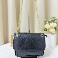 Sac bandoulière de luxe pour femme, sacs à main de marque célèbre, en cuir véritable avec perles, fermeture éclair tendance pour l'été et l'automne, avec chaînes
