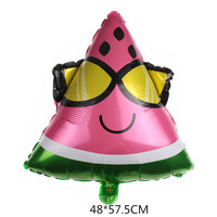 Ballon en aluminium en forme de cerise avec nœud, qualité supérieure, pour décoration de fête aux fruits sucrés - Grande Vente