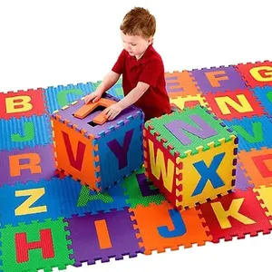ABC123 алфавит для маленьких детей, Детский мягкий пенопластовый пазл, 36 шт. игровой коврик