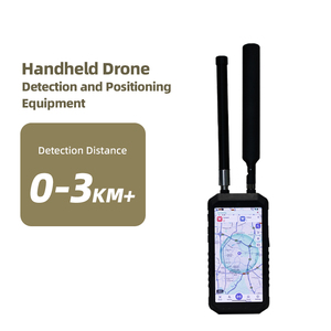 Cobertura de detector de UAV portátil de banda completa 100MHz-6GHz con seguimiento FPV/DJI y posicionamiento de ruta - Product Image 1