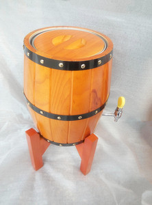 legno di pino con rivestimento in acciaio inox <span class=keywords><strong>barilotto</strong></span> di <span class=keywords><strong>birra</strong></span> <span class=keywords><strong>5</strong></span> litro - Product Image 2
