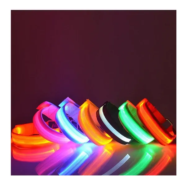 LED מדליק צמידים 3 דגמים מהבהבים צמידים אור בחושך ציוד למסיבה קונצרט חתונה קמפינג מסיבת אירועי ספורט