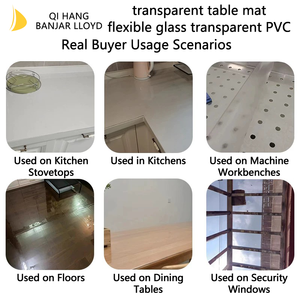 Mantel de PVC Transparente Grueso Personalizado, Impermeable y Aislante del Calor - Product Image 2