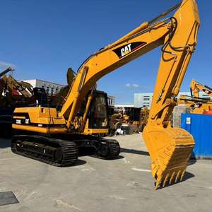 Excavadora hidráulica de cadenas Cat 320BL usada, en buen estado, pocas horas de uso, pintura original, gran potencia para obras de construcción - Product Image 1