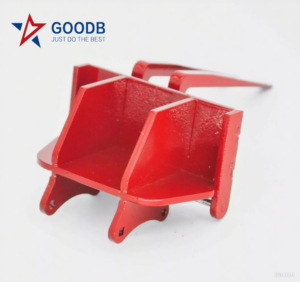 Goodb có thể điều chỉnh khoảng cách máy xúc dĩa Pallet ngã ba vật liệu xử lý ngã ba cho linh hoạt jobsite thích ứng - Product Image 2