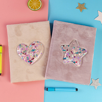 Agenda de luxe en peluche liquide pour unisexe, carnet de notes, fournitures scolaires et de bureau, offre spéciale, 2020