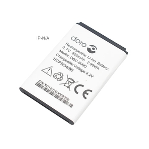 Batterie de remplacement de qualité supérieure 800 mAh pour Doro DBC-800D, compatible avec les téléphones 508, 510, 6520, certifiée CE RoHS, vente en gros - Product Image 1